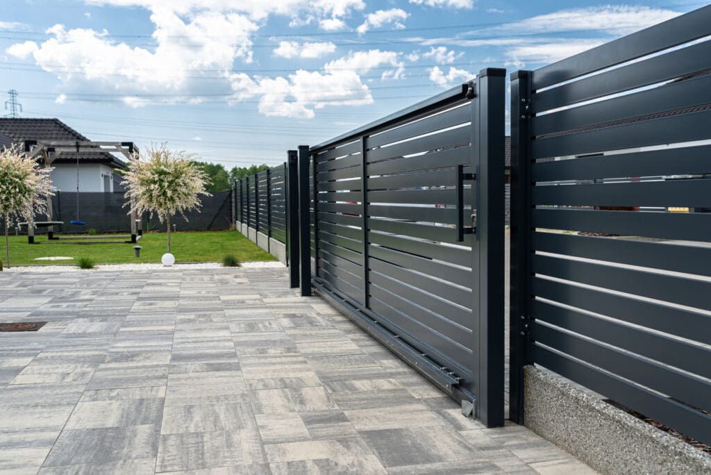 a modern panel fence in anthracite color visible 2025 03 12 22 36 15 utc Automatic Gates 8 a modern panel fence in anthracite color visible 2025 03 12 22 36 15 utc Automatic Gates 7